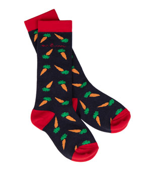 Winnie & Me Socks - Navy/Carrot Winnie & Me Socks - Navy/Carrot