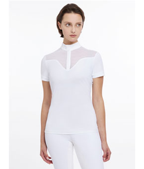 LeMieux Emily Short Sleeve Show Shirt White