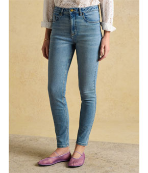 Joules Blue Skinny Fit Mid Rise Jeans