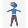 LeMieux Toy Rider Outfit Ice Blue