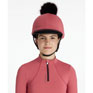 LeMieux Classique Pom Hat Silk Cranberry