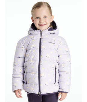 LeMieux Mini Printed Lilo Puffer Jacket Lilac