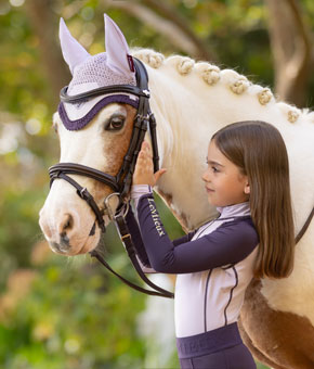 LeMieux Mini Classic Fly Hood Lilac