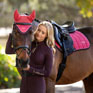 LeMieux Loire Fly Hood Cranberry