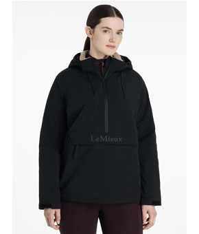LeMieux Phoebe Half Zip Waterproof Anorak Black
