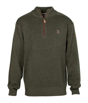 Percussion Embroidered High Neck Hunting Sweater Percussion Embroidered High Neck Hunting Sweater