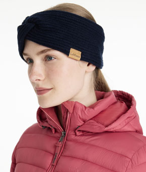 LeMieux Clara Rib Knot Headband Navy