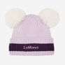 LeMieux Mini Double Pom Beanie - Lilac