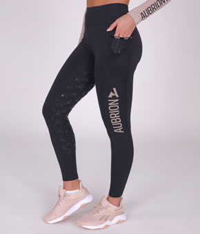 Aubrion React Non-Stop Riding Tights - Shadow
