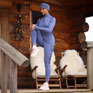 Aubrion React Non-Stop Riding Tights - Sky