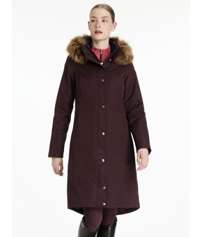 LeMieux Anya Waterproof Riding Coat Damson