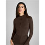 Aztec Diamond Ladies Mocha Core Long Sleeve Base Layer - Mocha