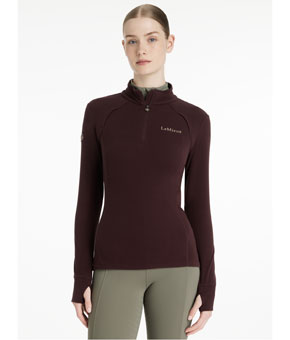 LeMieux Frances Quarter Zip Fleece Damson