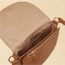 Joules Paloma Tan Brown Half Moon Cross Body