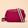 Joules Trent Berry Red Adjustable Cross Body Bag