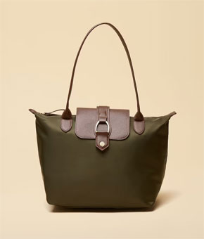 Joules Edie Khaki Green Shopper bag