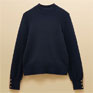 Joules Enid Navy Cotton-Rich High Neck Jumper