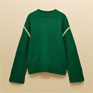 Joules Alexandra Green Blanket Stitch Jumper with Round Neck