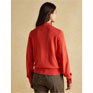 Joules Enid Orange Cotton-Rich High Neck Jumper