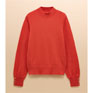 Joules Enid Orange Cotton-Rich High Neck Jumper