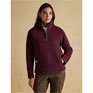 Joules Heritage Burgundy Quarter Zip Fleece
