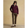 Joules Heritage Burgundy Quarter Zip Fleece
