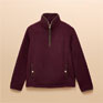 Joules Heritage Burgundy Quarter Zip Fleece
