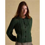 Joules Rafferty Green Cable Knit Cardigan