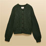Joules Rafferty Green Cable Knit Cardigan