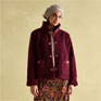 Joules Fleur Red Fleece Jacket