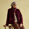 Joules Fleur Red Fleece Jacket
