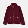 Joules Fleur Red Fleece Jacket