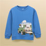 Joules Boys' Artwork Blue Applique Sweatshirt