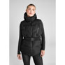 Aztec Diamond Ladies Black Premium Belted Quilt Gilet