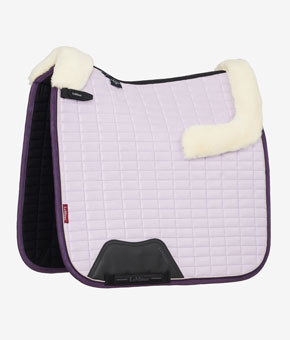 LeMieux Merino+ Suede Dressage Square Lilac
