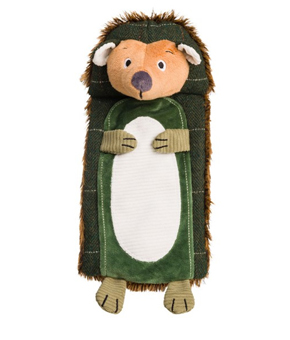 House Of Paws Green Tweed Hedgehog Dog Toy
