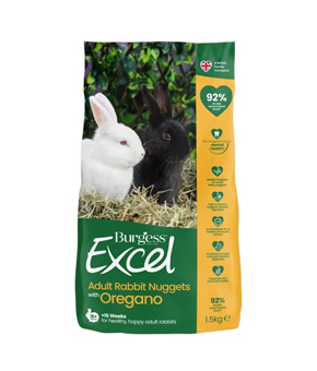 Burgess Excel Adult Rabbit Nuggets with Oregano