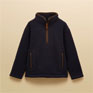 Joules Kids' Heritage Navy Blue Fleece Quarter Zip