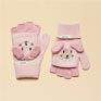 Joules Girls Carey Pink Character Gloves