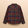 Joules Boys' Brushed Navy Check Flannel Checked Shirt
