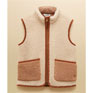 Joules Kids' Sadie Stone Borg Fleece Gilet