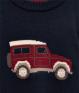 Joules Kids' Cracking Navy Blue Intarsia Knit Jumper