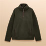 Joules Heritage Fleece Dark Green Quarter Zip