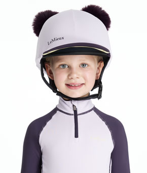 LeMieux Mini Double Pom Hat Silk Lilac