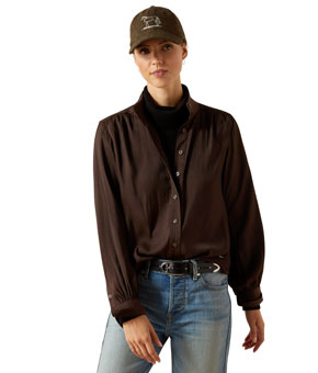 Ariat Kildwick Blouse - Coffee Bean