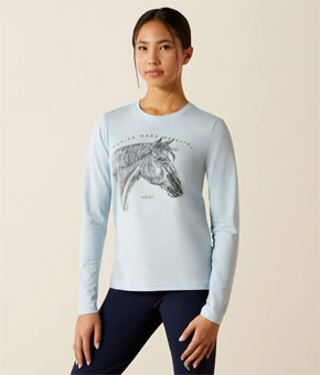 Ariat Happy T-Shirt - Skyway