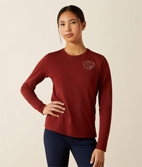 Ariat Eq Icons T-Shirt - Madder Brown