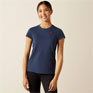 Ariat BV Logo T-Shirt - Navy Heather