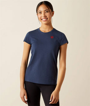 Ariat BV Logo T-Shirt - Navy Heather