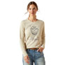 Ariat Ritzy Logo T-Shirt - Pelican